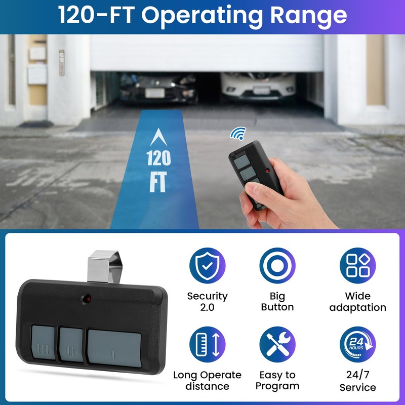 for liftmaster Chamberlain Craftsman Garage Door Opener Keypad Remote Universal,