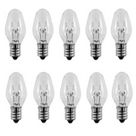 MaxLLTo 10 Pack Replacement Light Bulbs 15W for Scentsy Plug-in Nightlight Wax WarmerDiffuser 15 Watt 120 Volts