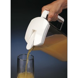 Araven 949742 - tropffreier Krug,Synthetik,2 l,Farbe weiß, 260(H)x110(w)mm, Durchsichtig