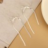 Bow Earrings for Women Gold Silver Bow Dangle Drop Earrings