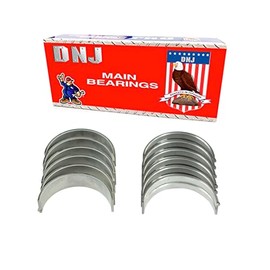DNJ MB1170.10 Main Bearings Set Oversize .010 in. (.25mm) For 13-16 Chrysler, Dodge, Fiat, Jeep 200, Dart, 500X, Cherokee 2.0L-2.4L L4 DOHC, SOHC Naturally Aspirated ED6