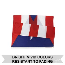 PringCor Puerto Rico Flag US Commonwealth Caribbean Man Cave Bandera Latin (3x5FT)