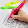 Kores - High Liner Plus: Pink Fluorescent Highlighter Pens, Chisel
