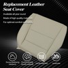 SecosAutoparts Driver & Passenger Bottom Perforated Leather Replacement Seat Covers