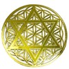 RELIGHT Flower of Life Hexagram Sticker Sticker Set Metal, Sacred