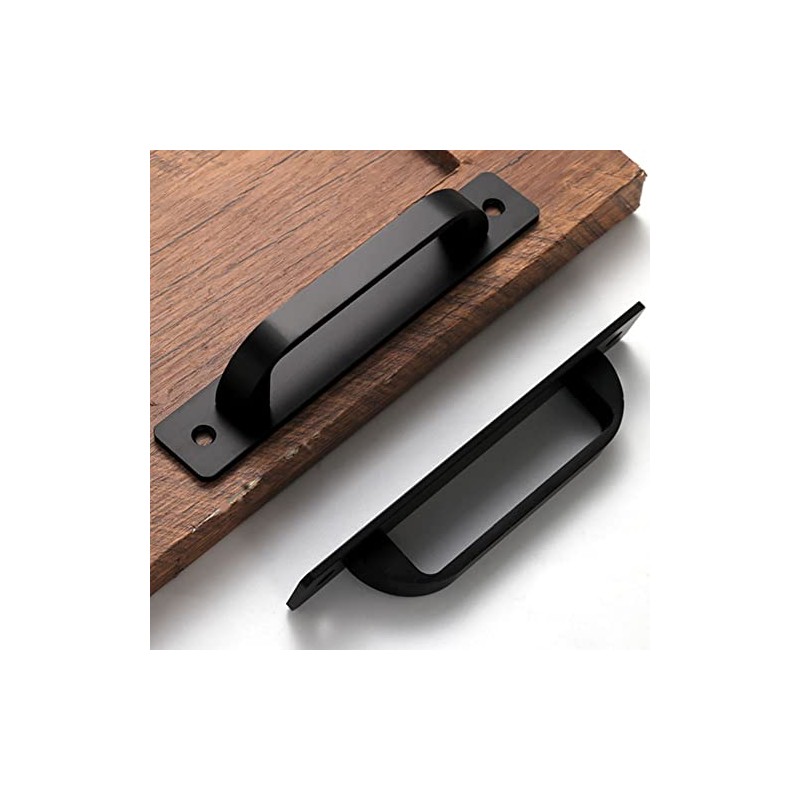 Ntresbonne 12 Pack 5 Inch 128 mm Matte Black Square
