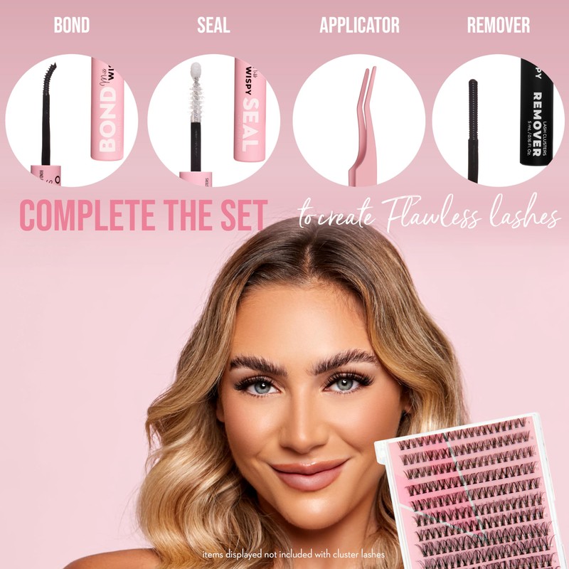 One V Salon, DIY Lash Clusters, 280 Pc, 40D-C Curl