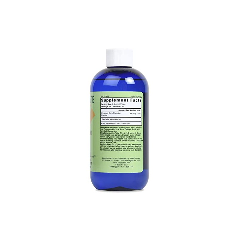 Good State Liquid Ionic Chromium (96 servings at 600 mcg