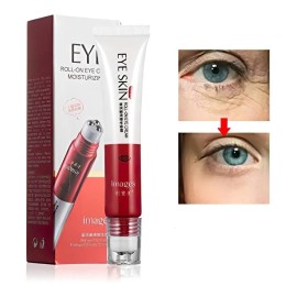 Kit 2 Cremas Ojos Anti Arrugas Hidratante Colágeno Roll On