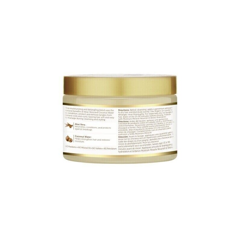 African Pride Moisture Miracle Pre-Shampoo - 12 oz - Aloe