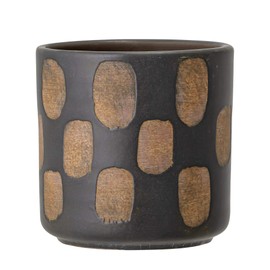 Bloomingville Flower Pot, Terracotta, Black