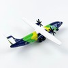 WngAur Die-Cast Propeller Airplane Model – Alloy Plane with Rolling
