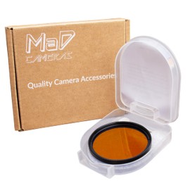 MaD Cameras 58mm Orange Full Colour Correction Camera Lens Filter ideal for for Black and White Photography
