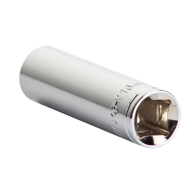 Dado largo 1/2” Milimétrico 16 mm 6 puntas