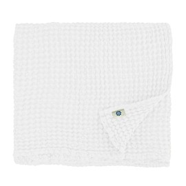 Linen & Cotton Extra Soft Washed Waffle Bath | Hand | Face | Guest | Baby Towel ALVA - 50 x 70cm (20" x 28"), White