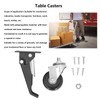 Stem Casters 65mm/2.6in 360° Rotation Low Noise Furniture Movable Mounting