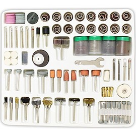 DYNAMIC 216 Pc Rotary Tool Accessory Kit | Comprehensive Variety | Versatile Multi-Functional Performance | Universal Compatible with Most Rotary Tools