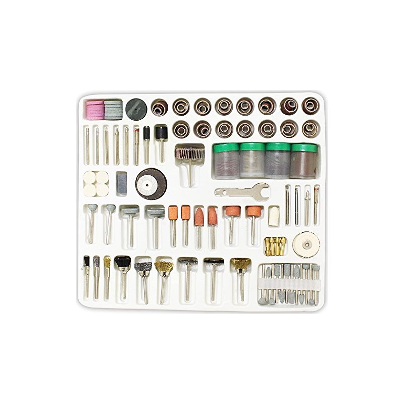 DYNAMIC 216 Pc Rotary Tool Accessory Kit | Comprehensive Variety
