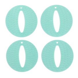 4Pcs Pain Reducer, Reusable Immunization Assist Pads, Lightweight Immunization Blocker for Kids and Adults (Light Green)