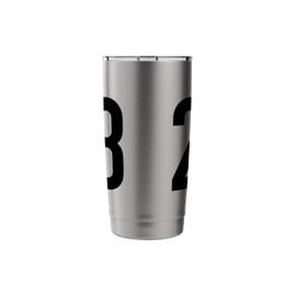 Number 28 in black Stainless Steel Insulated Tumbler