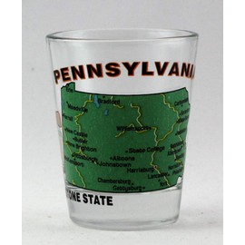 Pennsylvania The Keystone State All-American Collection Shot Glass