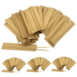 PACKOVE Toothpicks with Wrapping Party Picks for Appetizers and Fruits Safe and Smooth Design for Home and Restaurant Use
