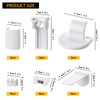 6 Kit 36 Piece Pleated Replacement Parts Set Clamp Support