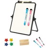 Dry Erase White Board, Magnetic Desktop Whiteboard with Stand Wall