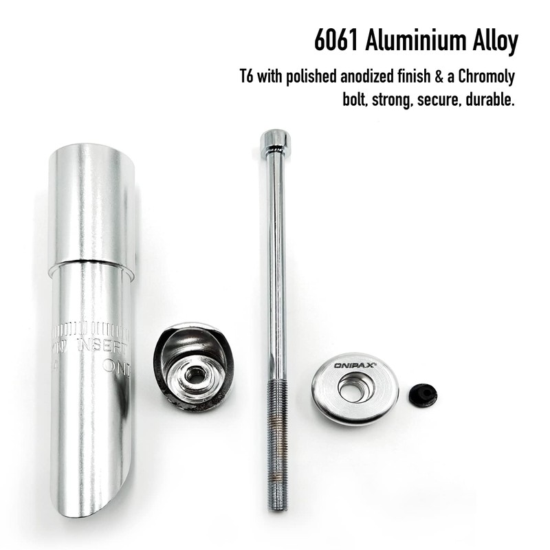 ONIPAX Bike Stem Quill Adapter 22.2mm/25.4mm