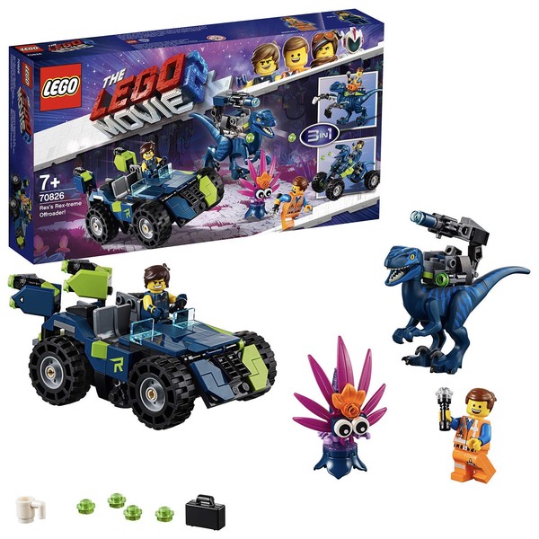 レゴ(LEGO) レゴムービー レックスのスーパーオフローダー 70826 ブロック おもちゃ 恐竜 女の子 男の子 車