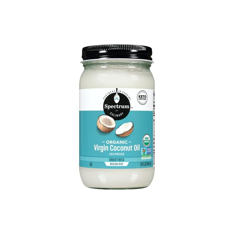 Spectrum Culinary Organic Unrefined Virgin Coconut Oil, 14 fl. oz.