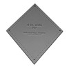 Diamond Template 4" Side- Clear 1/8" 72 Degree