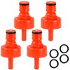 FERRODAY 4 Pack Carbonation Cap Forced Carbonation for PET Bottle