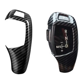 LIANCHEN Protective Cover Interior Car Gear Shift Head Cover Gear Shift Knob Cover Trim Car Carbon Gear Knob Cover Trim