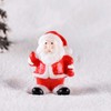 ledmomo 24pcs Christmas Figurine Santa Figurine Tabletop Figurine Table Objects