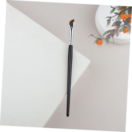 FRCOLOR 2pcs Angled Eyebrow Brush Eyeliner Brush Ergonomic Makeup Tools for Women Smooth Bristles for Effortless Application Portable for Travel for Precise Brow and Concealer Makeup