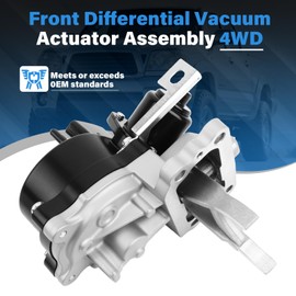 LINKCRO 41400-34013 4WD Vacuum Actuator Assembly - Front Differential Actuator Assembly Replacement for Toyota 4Runner 2000-2002 Sequoia 2001-2007 Tacoma Tundra 41400-34011, 41400-34012, 41400-34010