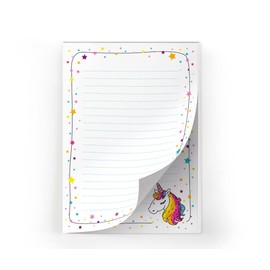 Letter Paper Set A5 with Envelopes Children's Unicorn for Girls (Pad A5 with 25 Sheets + 15 Envelopes)