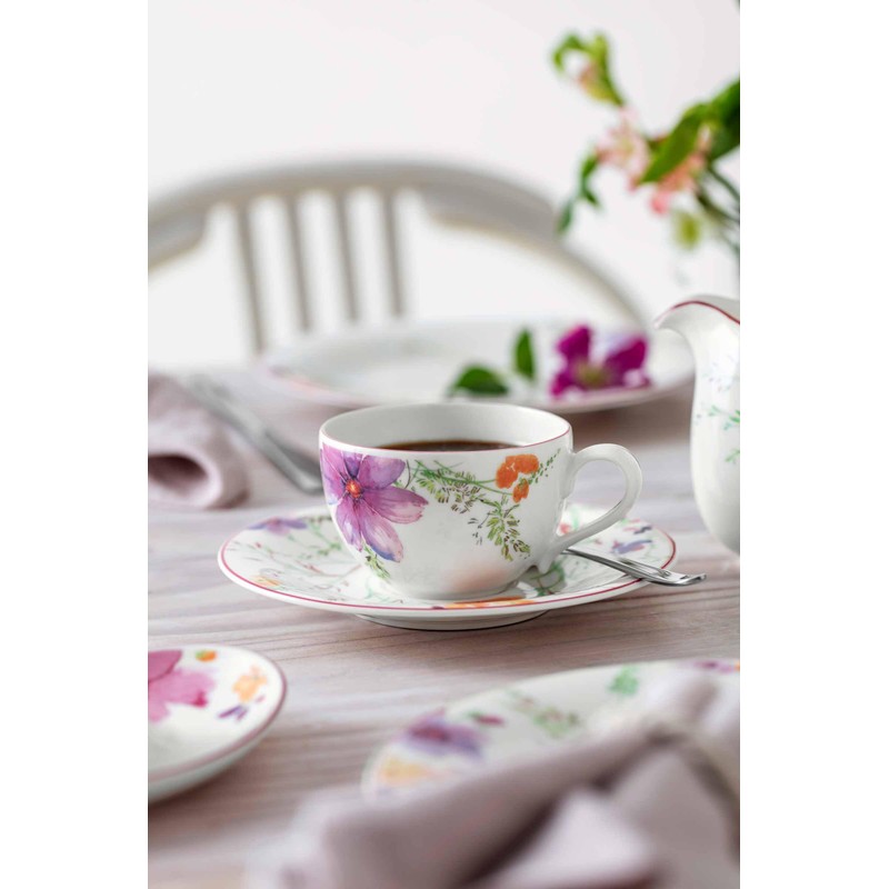 Villeroy & Boch Mariefleur Basic Kaffeetasse mit Untertasse 2tlg.