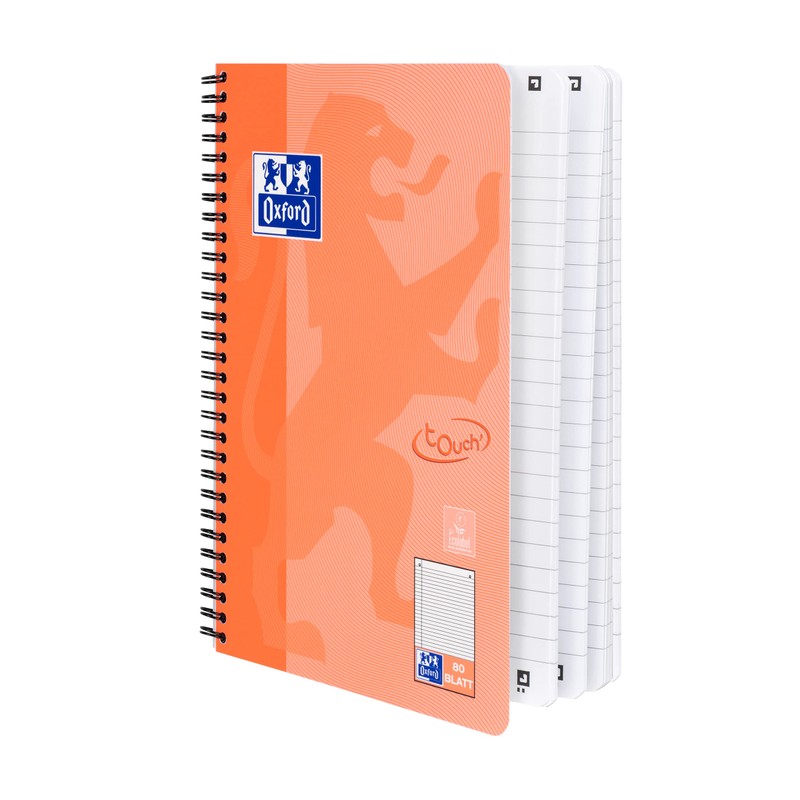 Oxford Spiral-bound Notepad, coral 1