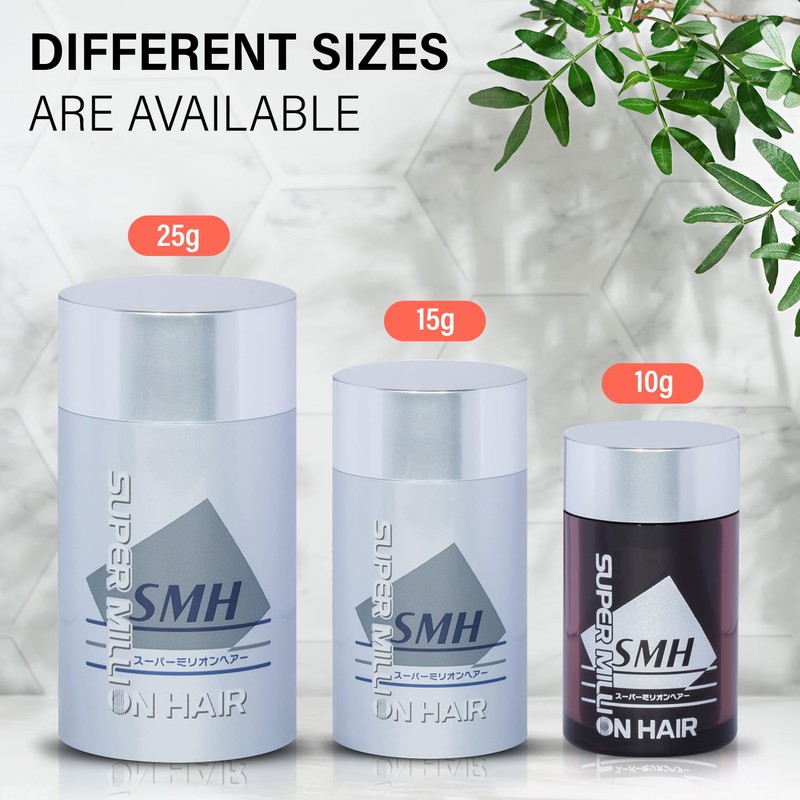 Super Million Hair Building Fibers - 10g Hair Thickener for