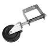 4 Inch Rubber Gate Wheel 110 lbs Heavy Duty Spring