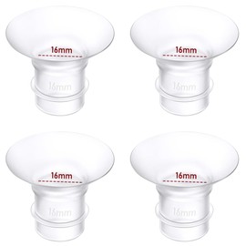 Flange Inserts 12 16mm 4PCS Compatible with Momcozy M9/M6/M5/S12 Pro/S9 Pro/Medela/Spectra/Lansinoh/eufy/S21 24mm Breast Pump,Reduce 24mm Tunnel Down to Correct Size