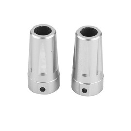 RC Car Aluminum Alloy Steering Rear Knuckles for Axial  Rock Racer 90026 Crawler (Silver)