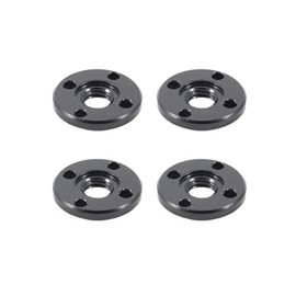 (4pcs) N134467 Angle Grinder Hex Hole Flange Nuts Replace DEWALT 5/8""-11 Angle Grinder Flange Nuts, Black