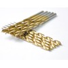 10PCS,13/32", Titanium Coated Twist Drill Bits