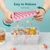 Optish 3 Pack Ice Trays for Freezer, 99 PCS Ice