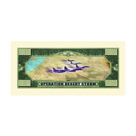 Pack of 10 Bills - Operation Desert Storm Million Dollar Bills