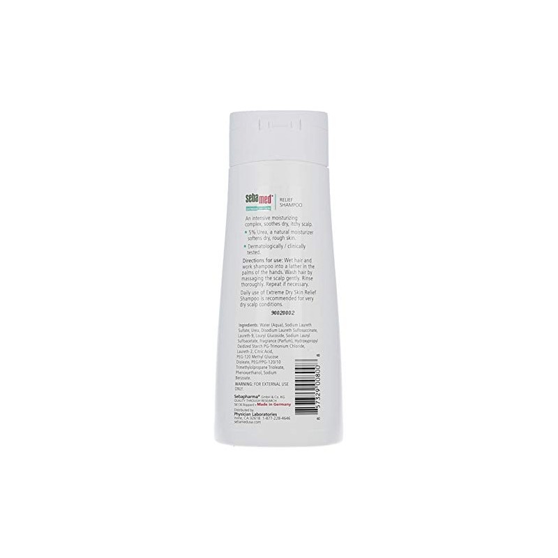 SEBAMED TROCKENE HAUT SHAMPOO UREA 5 % 200ml (german Import)