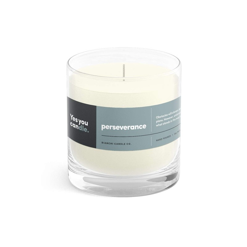 Yes You Candle - Perseverance, Teakwood & Spices, Highly-Scented, Inspirational